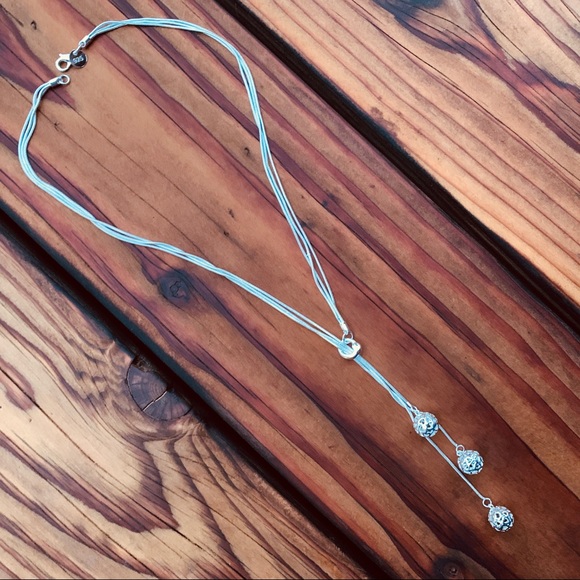 Celebration ♡ Silver Layered Necklace - Picture 3 of 9